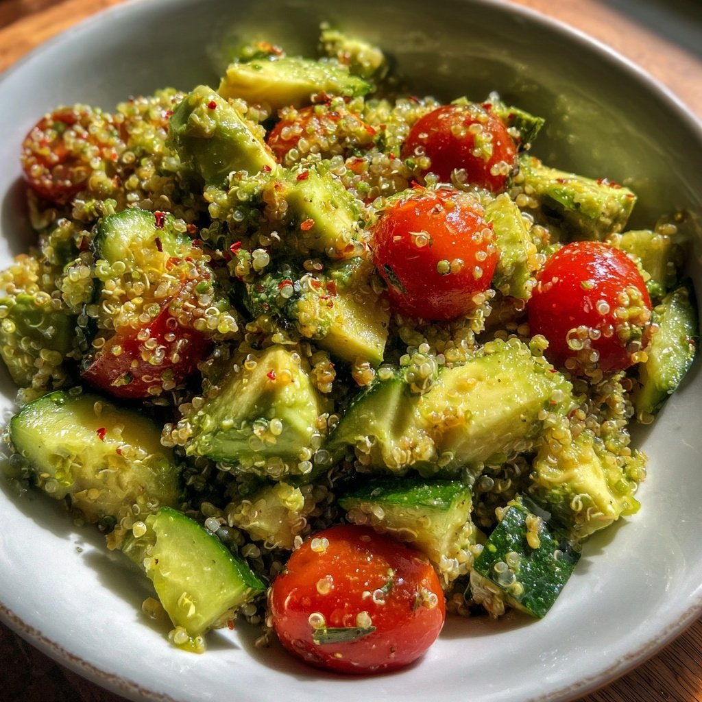 Healthy Avocado Quinoa Salad