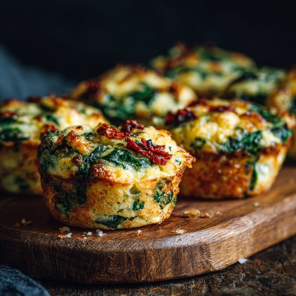 Savory Spinach Frittata Muffins