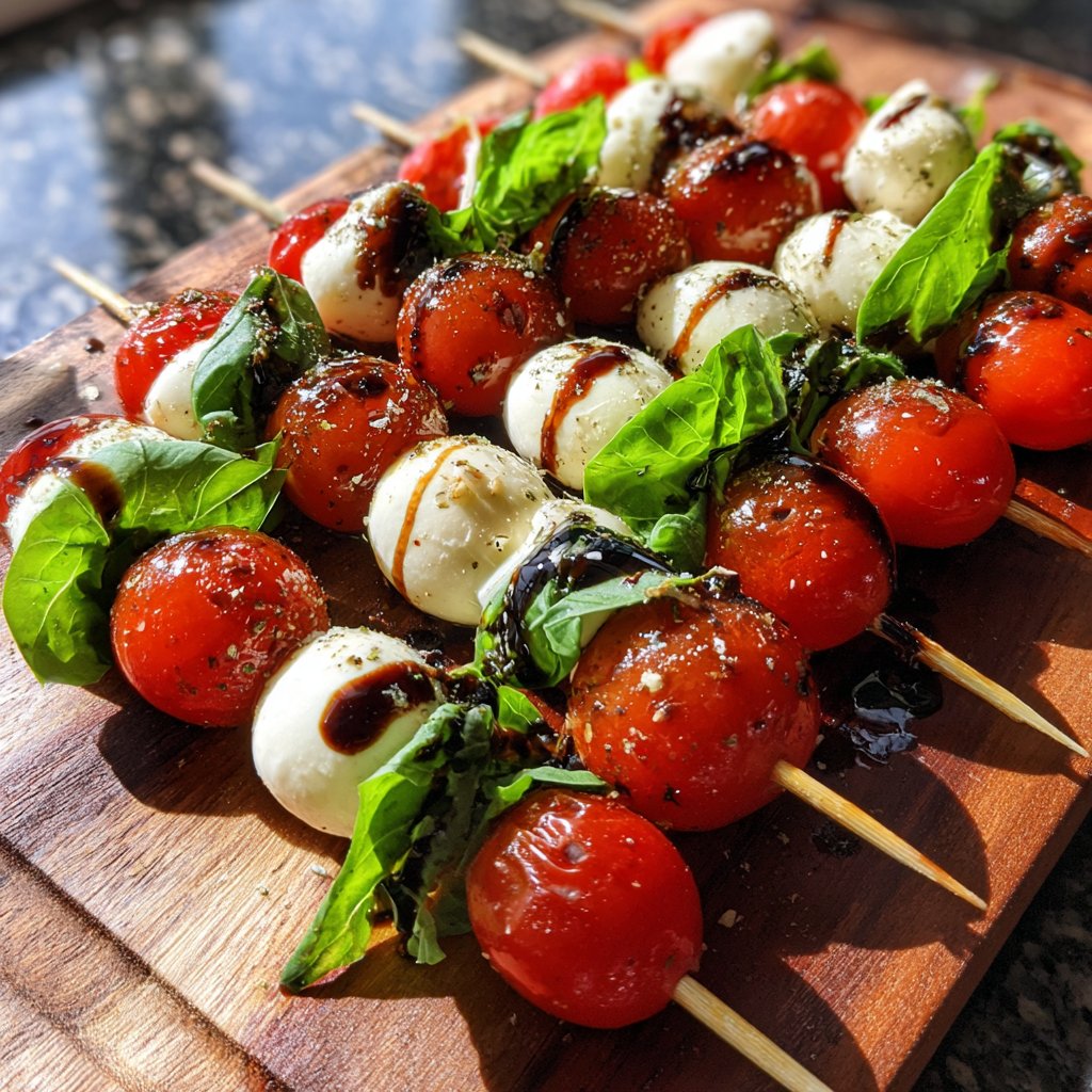 Caprese Salad on Skewers