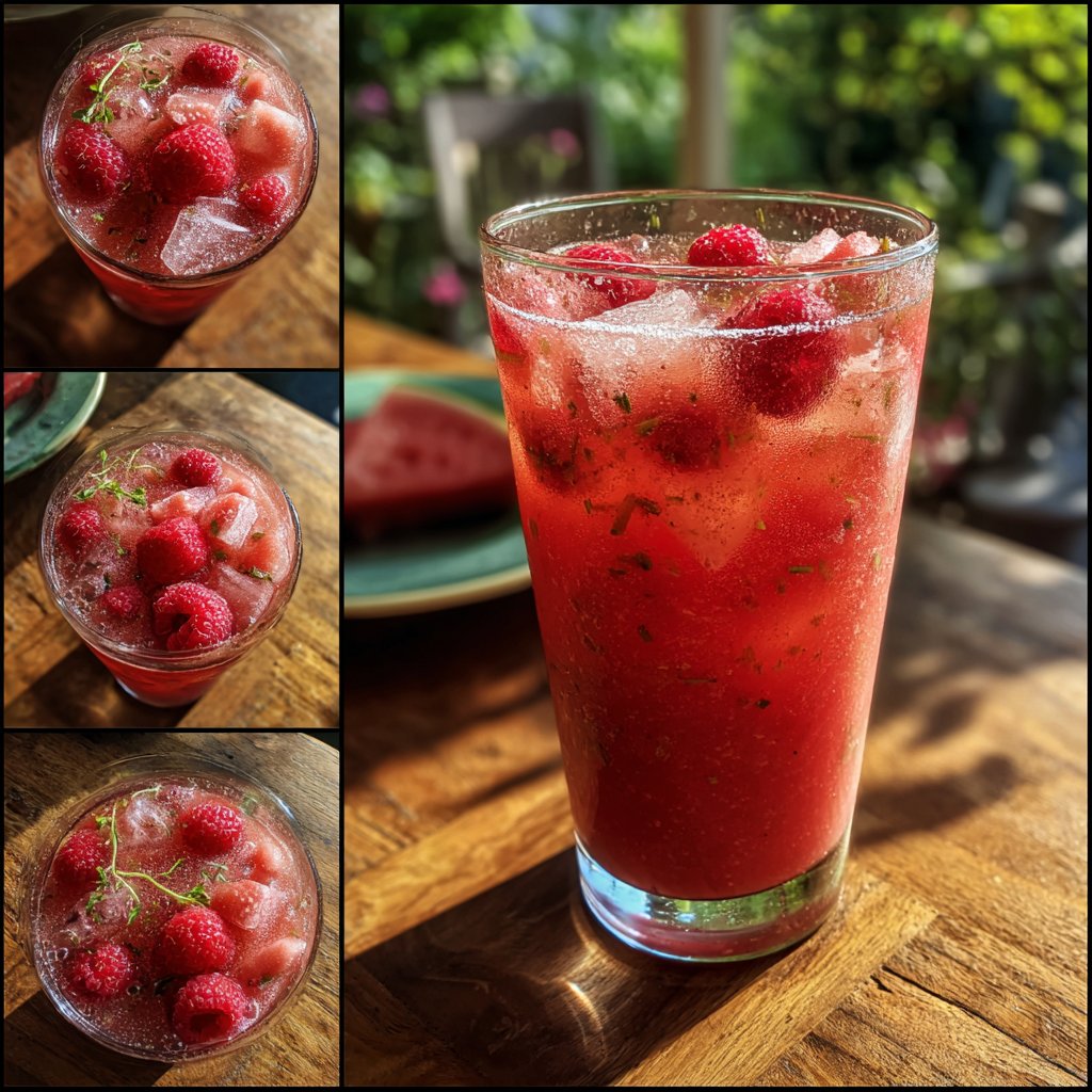 Watermelon Raspberry Cooler